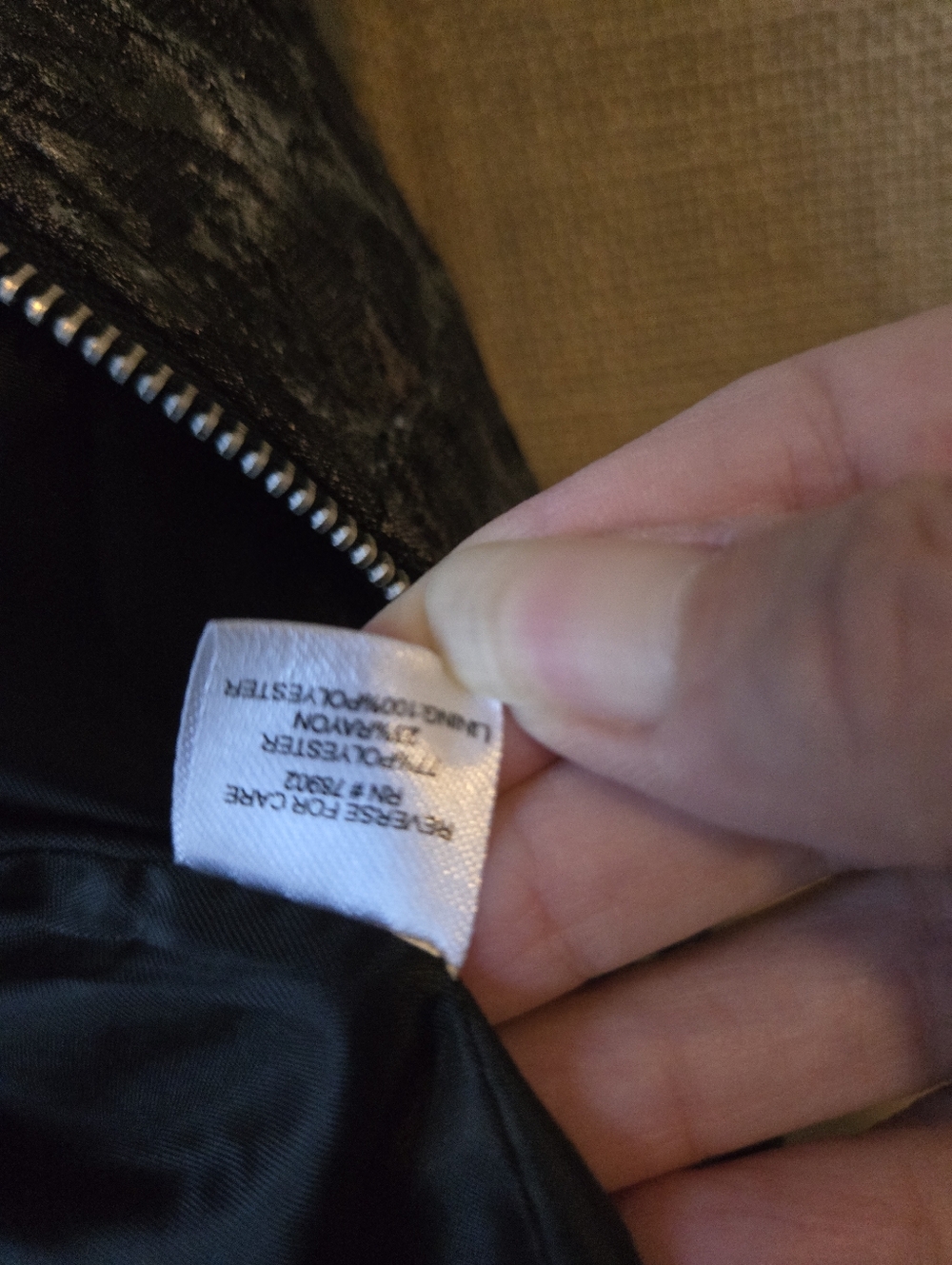 Erin London Women’s Textured Black Metallic Zip-Front Jacket - Picture 9 of 10